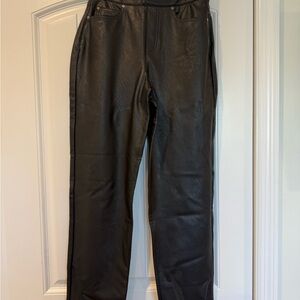 Spanx Faux Leather Straight Leg